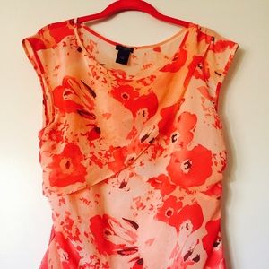 Ann Taylor Floral Blouse