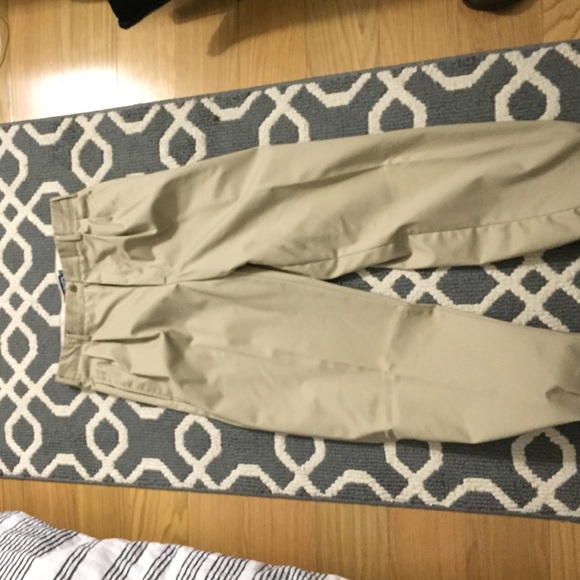 Chaps khakis pleated