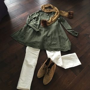 Re-Posh JCrew winter white Matchstick cords