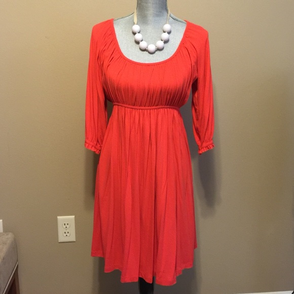 Orange dress