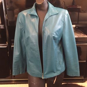 Authentic Worth Color of the season leather jacket