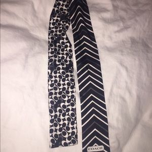 Coach tie for hair, neck or purse