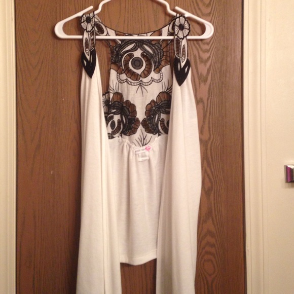 Racer back Sleeveless Cardigan