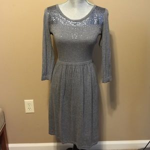 Heather Grey Dress with sequins