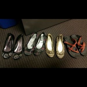 Women's flat shoes (4pairs)