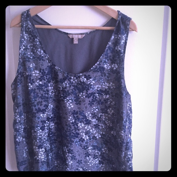 Banana Republic Flowered Tank Top