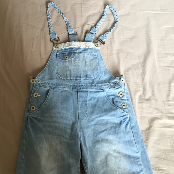 🌱lovely lace overall Jean🌱