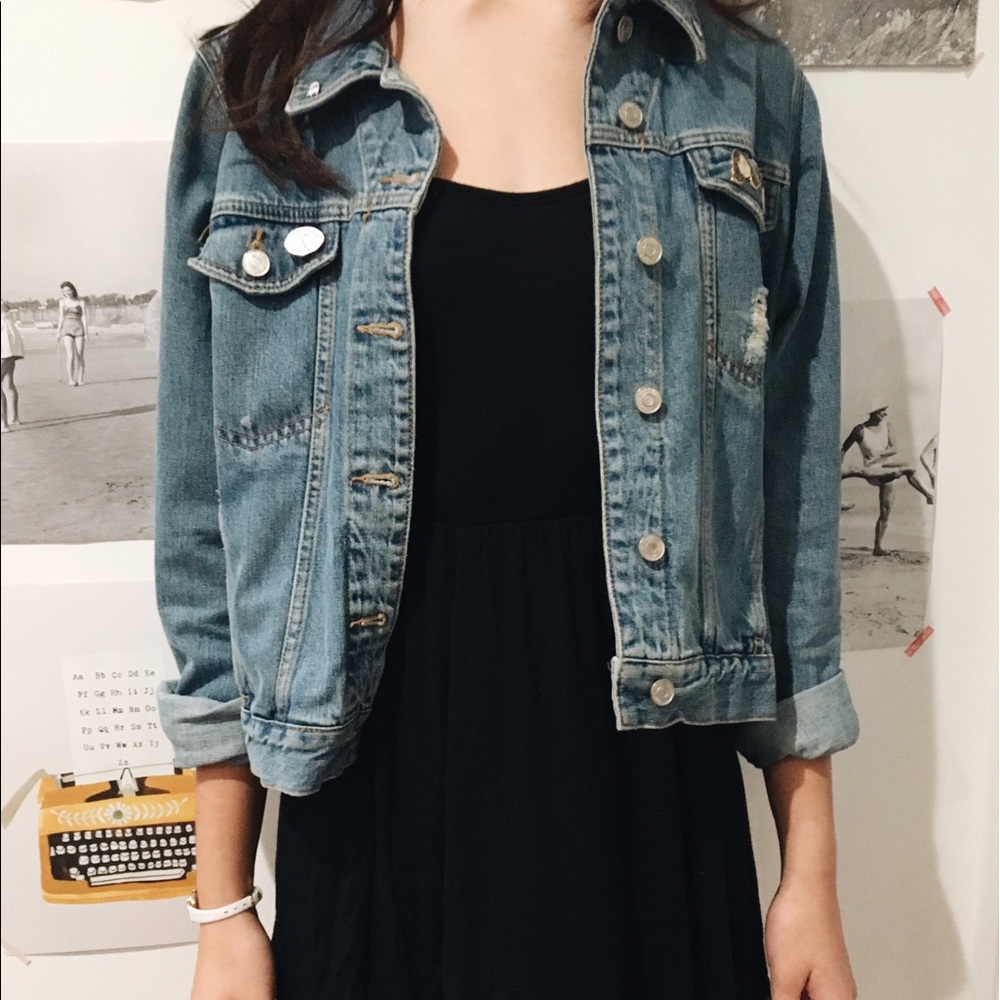 Brandy Melville black cotton dress
