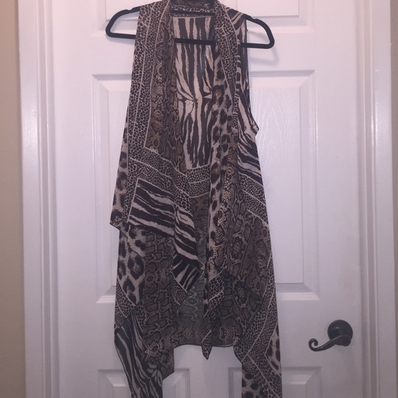 Shrug animal print
