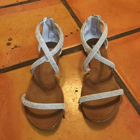 Steve Madden rhinestone sandals 7.5