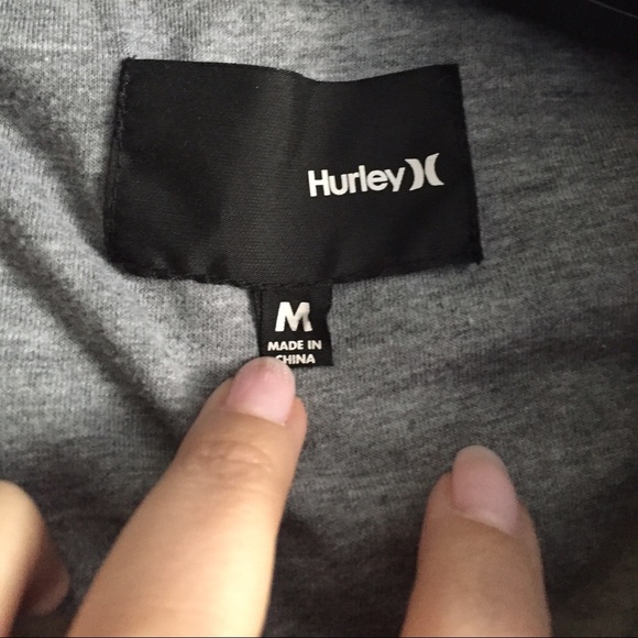 Hurley olive green peacoat jersey jacket - Picture 3 of 4