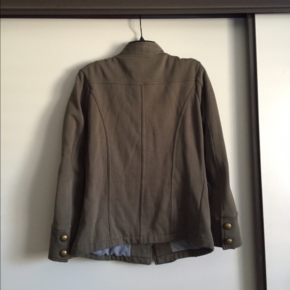 Hurley olive green peacoat jersey jacket - Picture 4 of 4