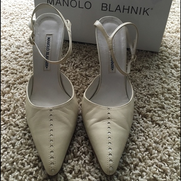 Ivory Manolo Blahnik