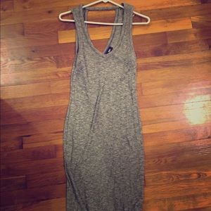 Gorgeous gray dress!