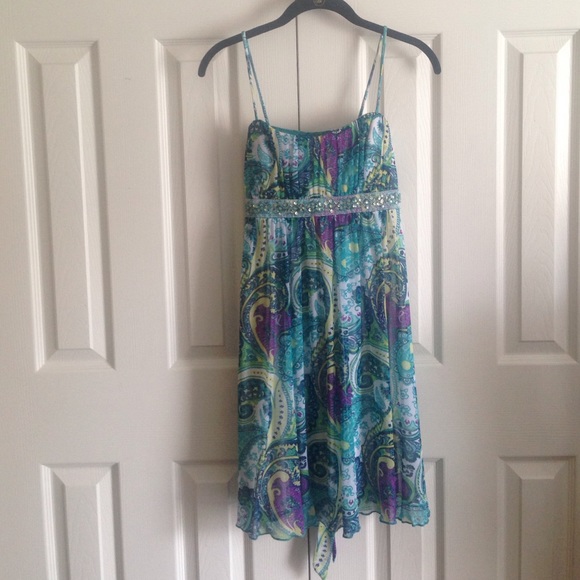 City Triangles Dresses & Skirts - paisley bejeweled dress!