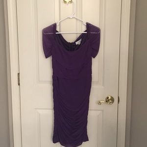 Jessica Simpson SZ 8 back zip dress in Loganberry