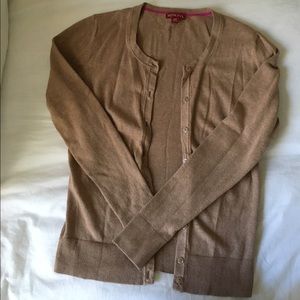 Camel cardigan!