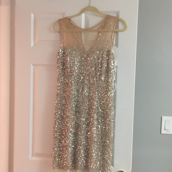 ‼️ Gold embellished short dress ‼️‼️