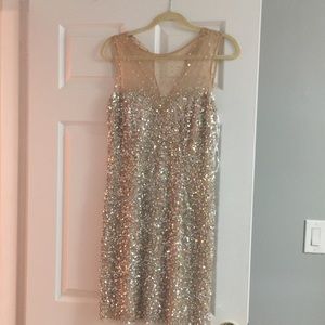 ‼️ Gold embellished short dress ‼️‼️
