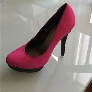 Hot pink heels