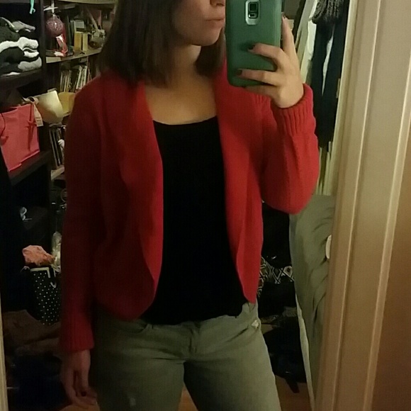 Coral Colored Shell Sweater