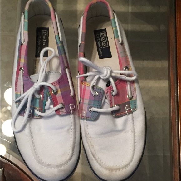 Polo slip on sneakers white with plaid