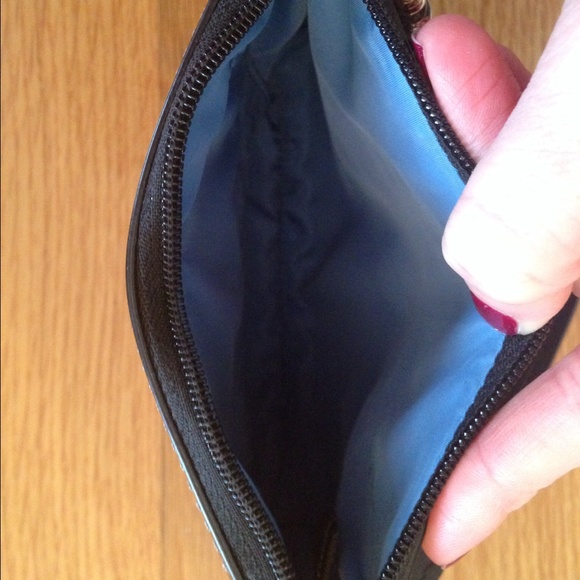 Black Patent Leather Coach Wristlet - Picture 3 of 3