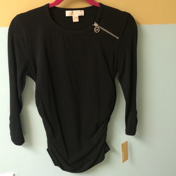 Micheal Kors black cotton shirt