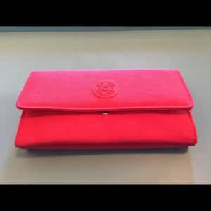 Kipling large wallet in pink