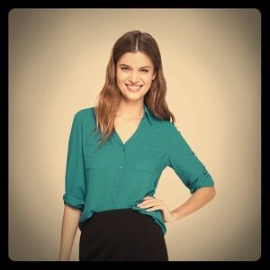 Express Classic Portofino Shirt Teal