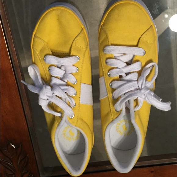 Polo yellow sneakers hardly worn