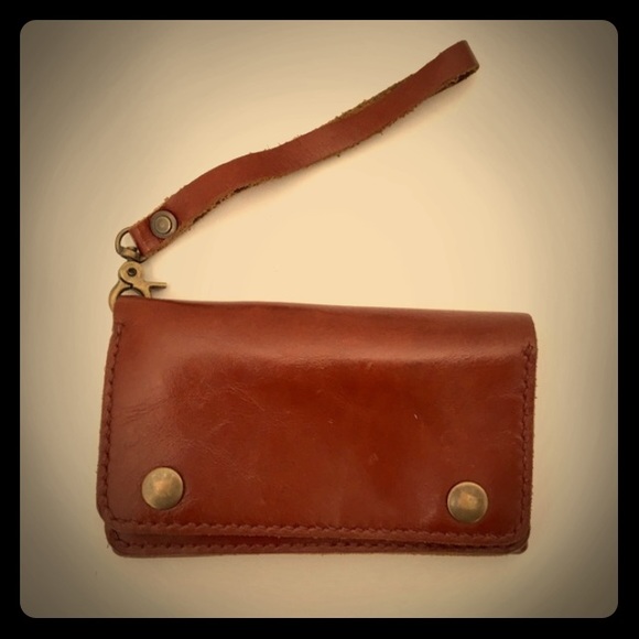 Etsy Handbags - 💝💞💘 ETSY BROWN LEATHER WRISTLET