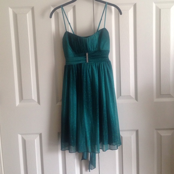 emerald glitter dress!