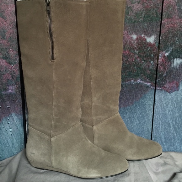 Steven by Steve Madden Shoes - Steven by Steve Madden Taupe Suede Boots