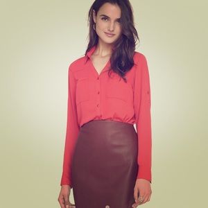 Express Classic Portofino Shirt Salmon