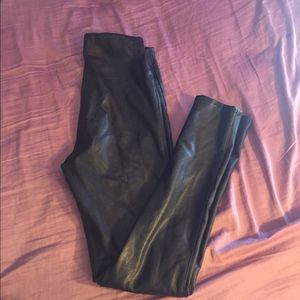 H&M leather leggings