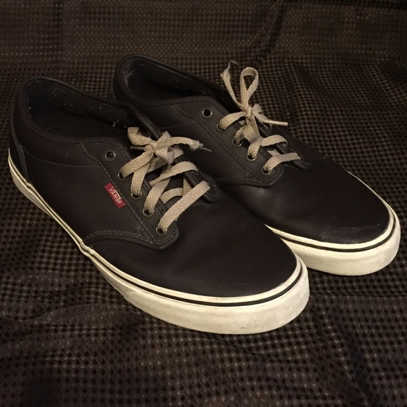 Men's Brown Atwood Leather Vans size 11