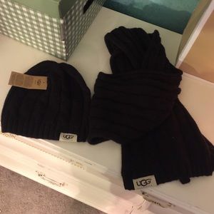 Ugg scarf and Hat