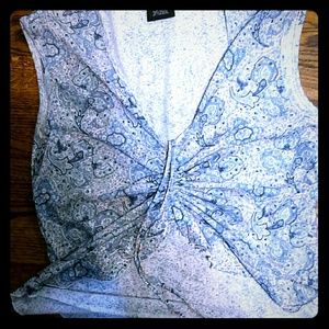 Cinched sleeveless top