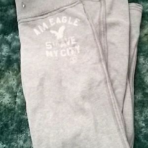 Long baggy sweat pants from American Eagle