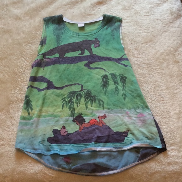 Jungle book themed tank top