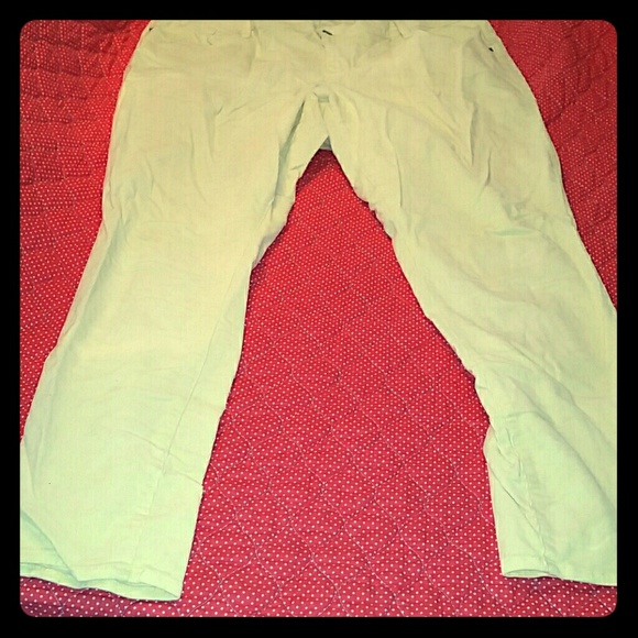 Old Navy yellow skinny corduroys