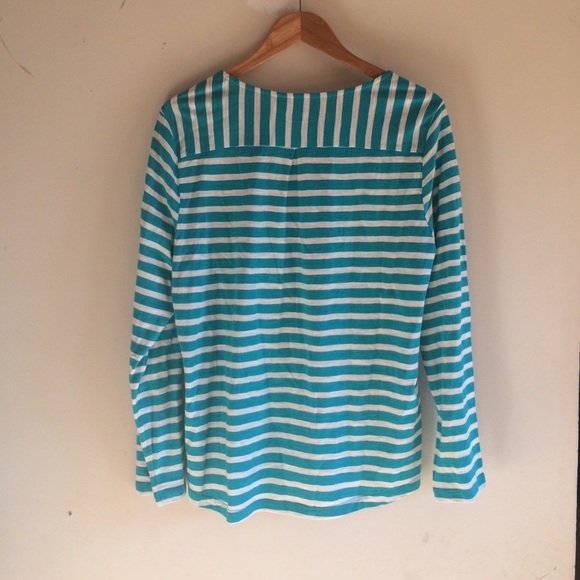 NWT Chico's Striped Pullover - Picture 3 of 3