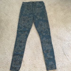 Citizens of Humanity high rise rocket floral jeans