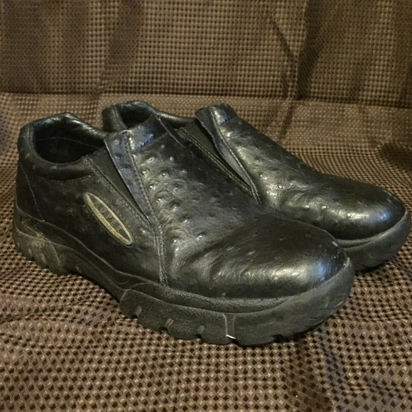 Men's Black Roper Slides size 10.5