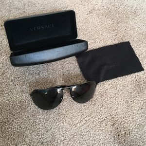 Authentic Black Versace Sunglasses