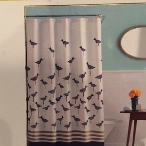 Kate Spade Accents Shower Curtain Sandpiper Poshmark