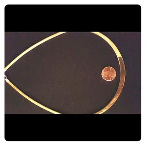 14k White/Yellow Gold reversible chain 16in