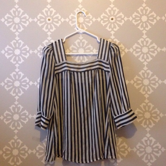 Pretty Little Liars - Stripe Chiffon Top