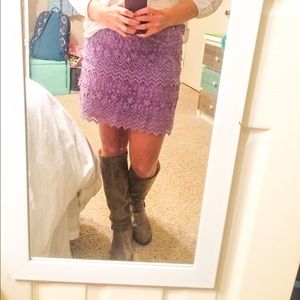 Purple Layered Skirt.